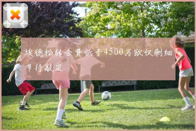 埃德松转会费低于4500万欧仅剩细节待敲定